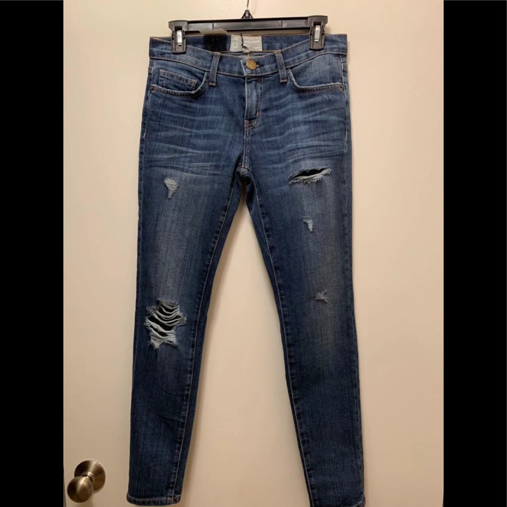 NEW! Current Elliott destroyed Denim Size 24